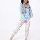 SITA Leggings blue leo