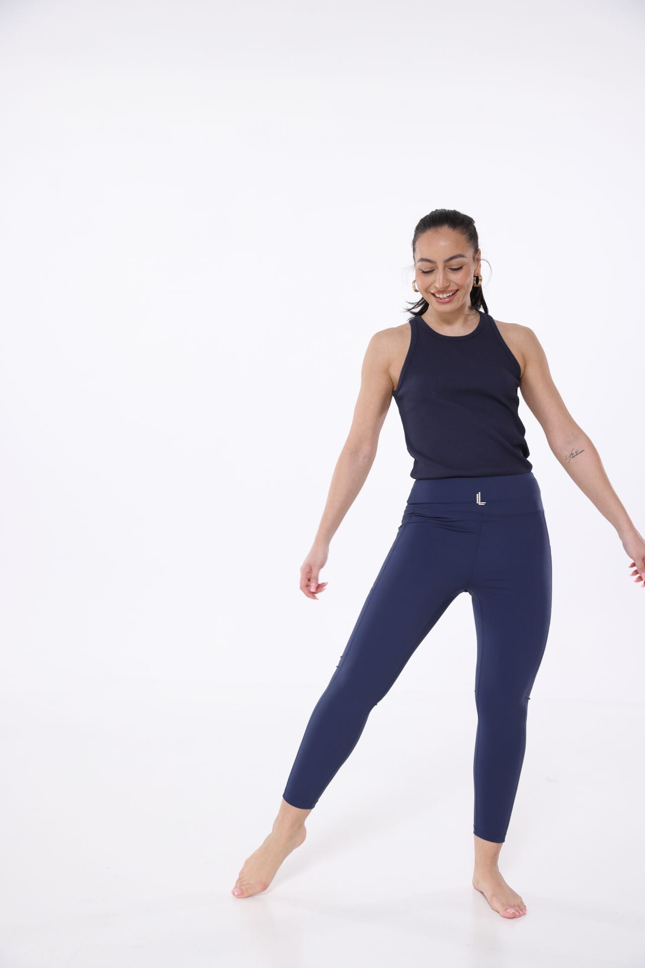 TESS Leggings blue uni