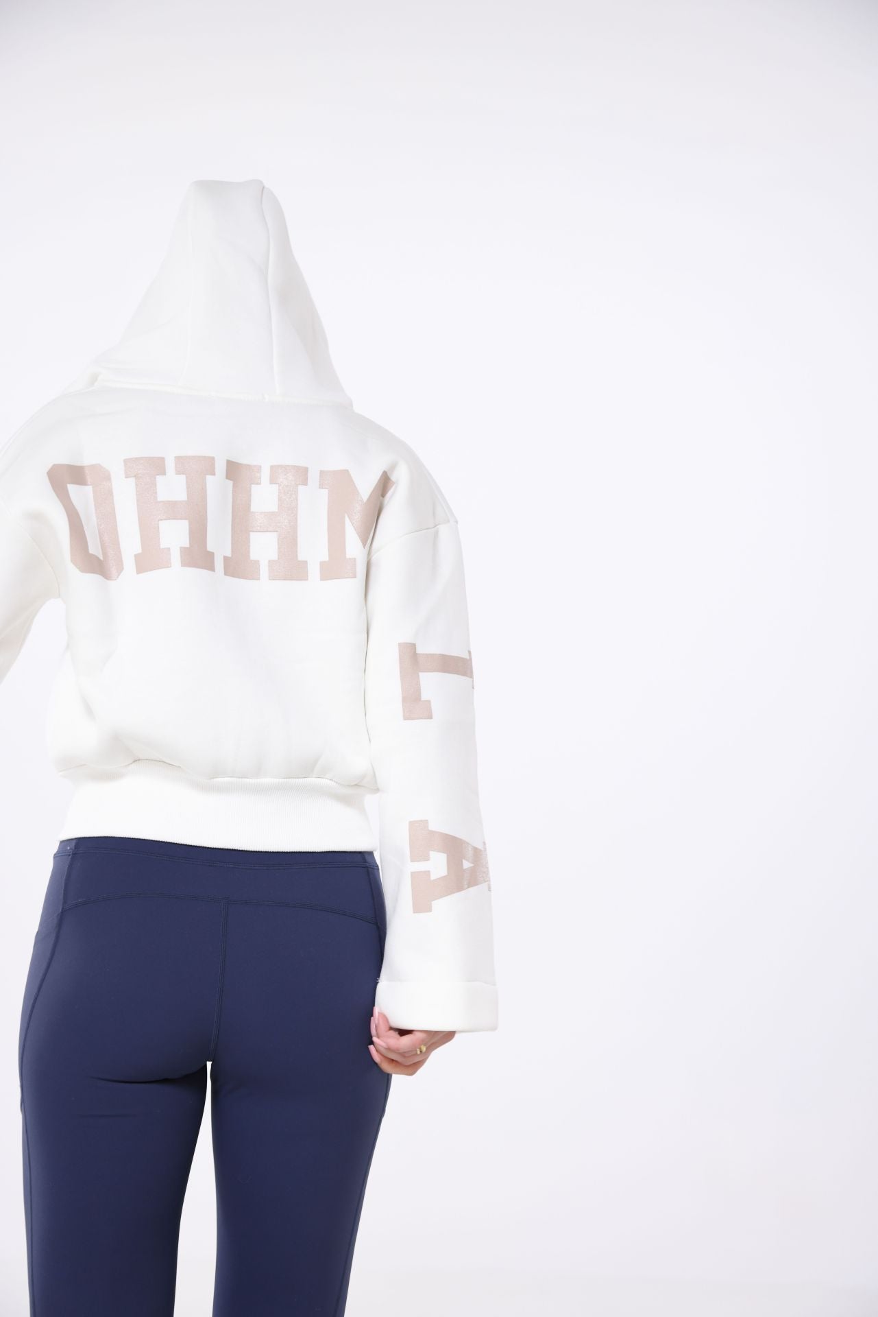 LIZZ kuschelige Sweat Kapuzenjacke Hoodie Jacke "OHHM"