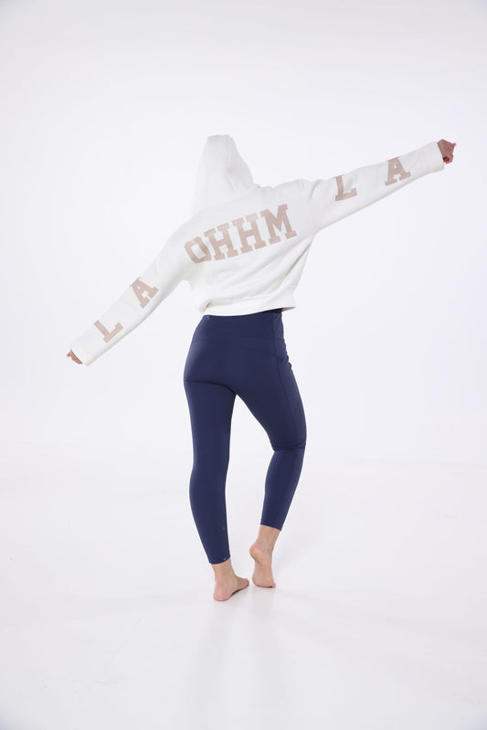 LIZZ kuschelige Sweat Kapuzenjacke Hoodie Jacke "OHHM"