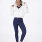 LIZZ kuschelige Sweat Kapuzenjacke Hoodie Jacke "OHHM"