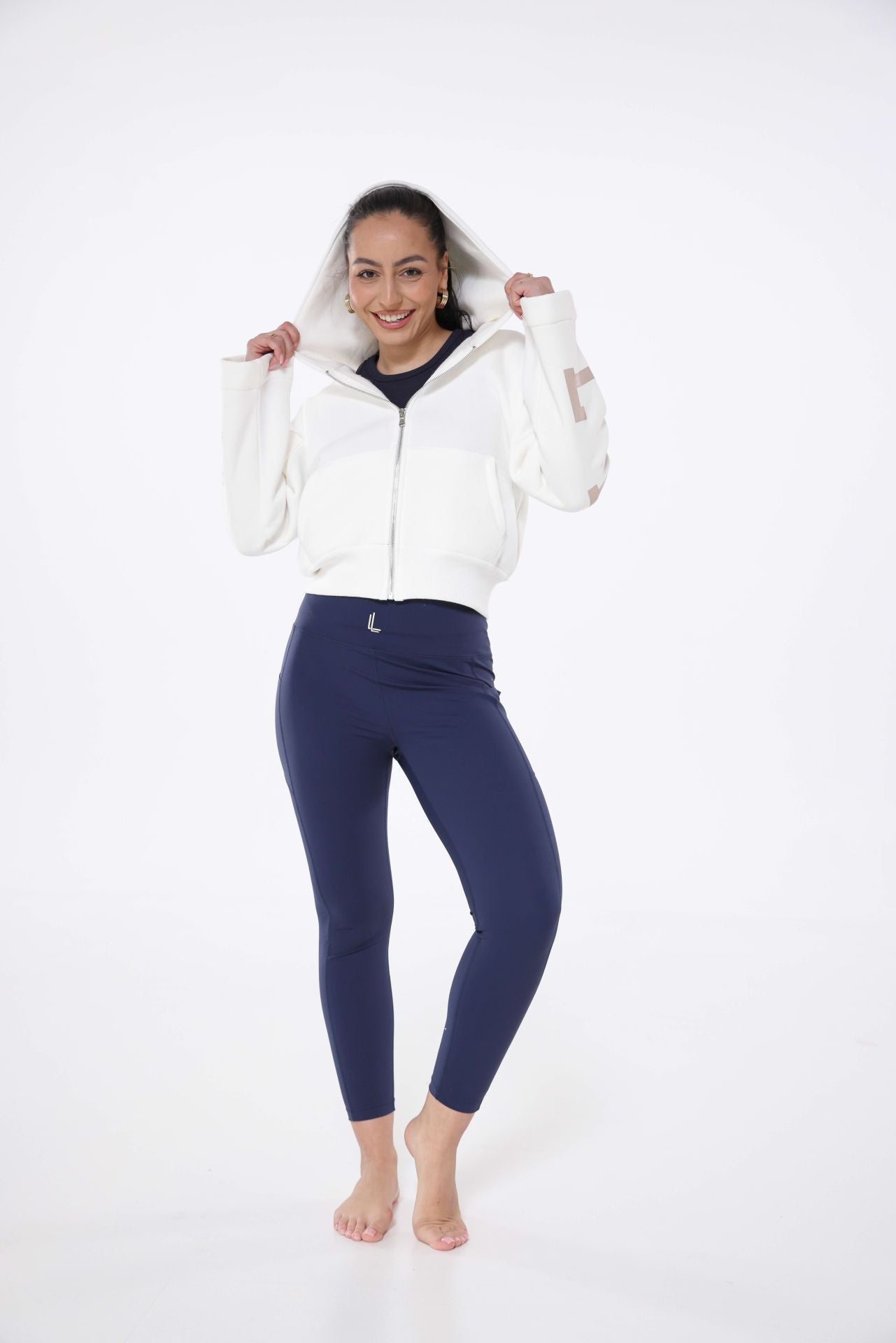 LIZZ kuschelige Sweat Kapuzenjacke Hoodie Jacke "OHHM"