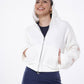 LIZZ kuschelige Sweat Kapuzenjacke Hoodie Jacke "OHHM"