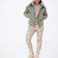 CLU Steppjacke mit Kapuze creme