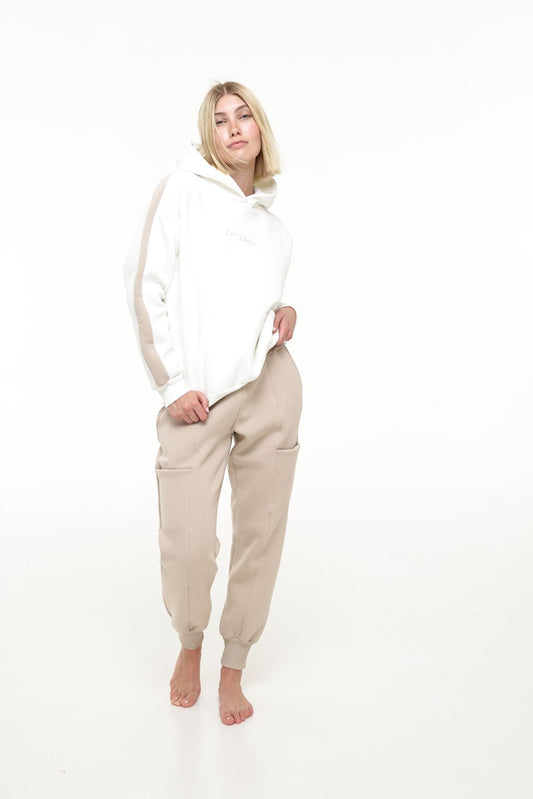 GRIT Sweat Pant kuschelige Jogginghose, beige