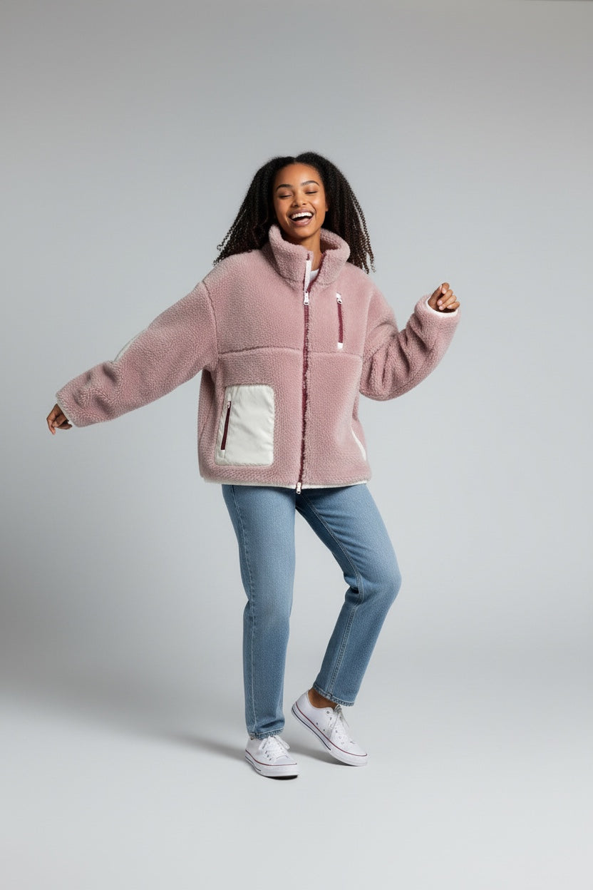 SIA Teddyjacke rose