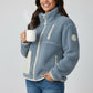 SIA Teddyjacke blue/ moonstruck