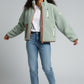 SIA Teddyjacke light olive/ taupe
