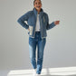 SIA Teddyjacke blue/ moonstruck