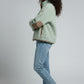 SIA Teddyjacke light olive/ taupe