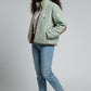 SIA Teddyjacke light olive/ taupe