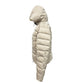CLU Steppjacke mit Kapuze creme