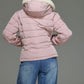 CLU Steppjacke mit Kapuze creme
