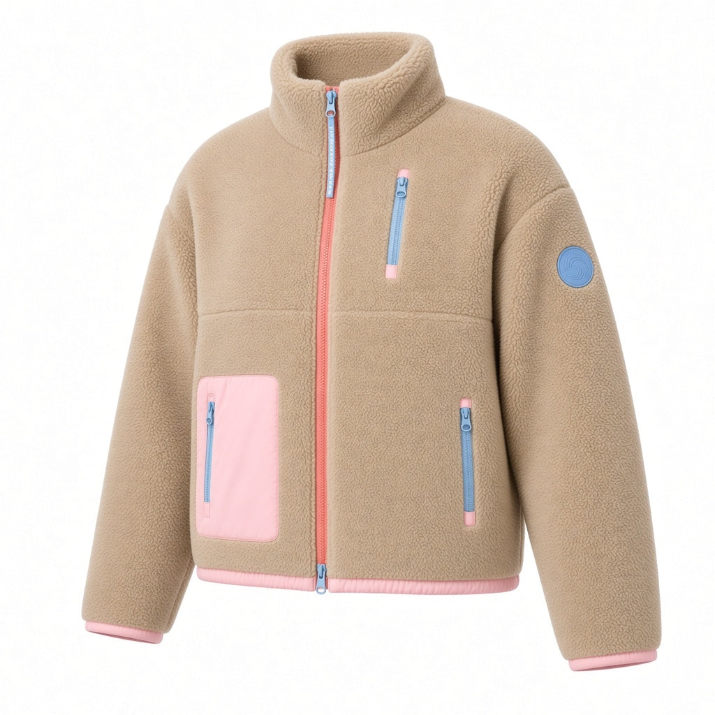 SIA Teddyjacke natur/ peach