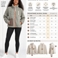 SIA Teddyjacke light olive/ taupe