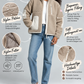 SIA Teddyjacke light olive/ taupe