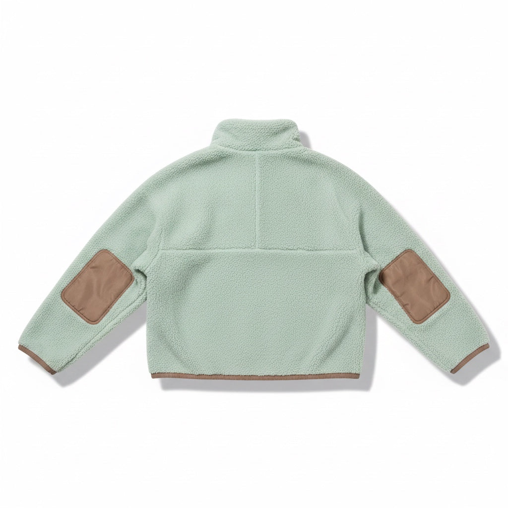SIA Teddyjacke light olive/ taupe
