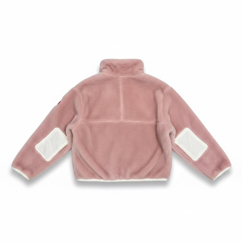 SIVANA flauschige Felljacke (vegan) rose