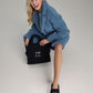 SALIA Teddytasche Flauschtasche Oh LaLa light olive