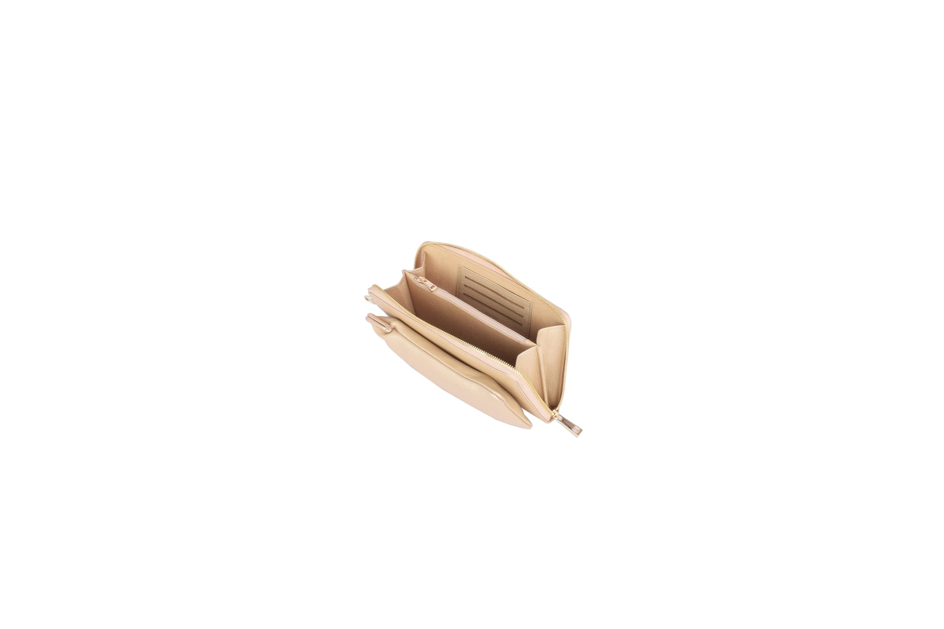PALERMO Handytasche mit Geldbörse, light gold