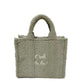 SALIA Teddytasche Flauschtasche Oh LaLa light olive
