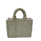 SALIA Teddytasche Flauschtasche Oh LaLa light olive