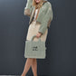 SALIA Teddytasche Flauschtasche Oh LaLa light olive