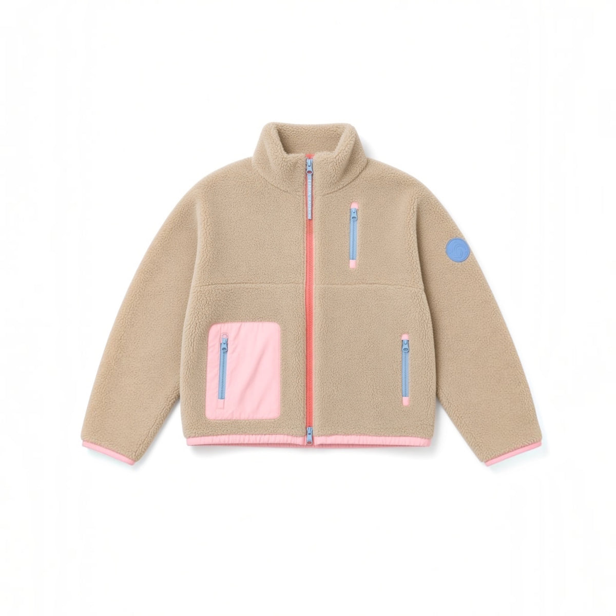 SIA Teddyjacke natur/ peach