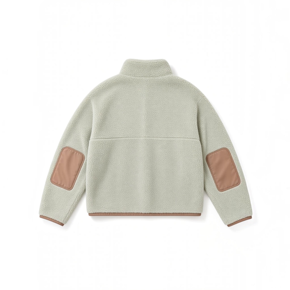 SIA Teddyjacke light olive/ taupe