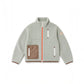 SIA Teddyjacke light olive/ taupe