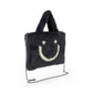 SMILE, gute Laune Tasche aus veganem Kuschelfell