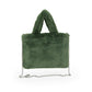 SMILE, gute Laune Tasche aus veganem Kuschelfell