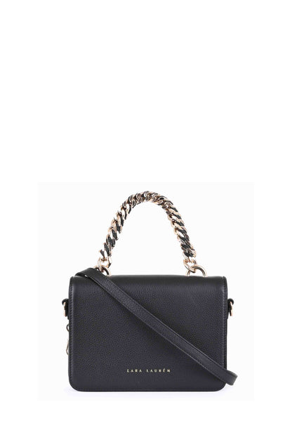 SPLIT Flap Crossbody Kette, light gold