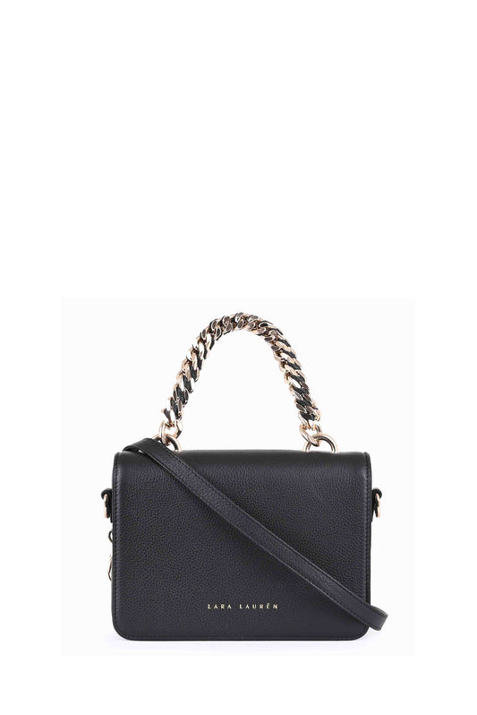 SPLIT Flap Crossbody Kette, light gold