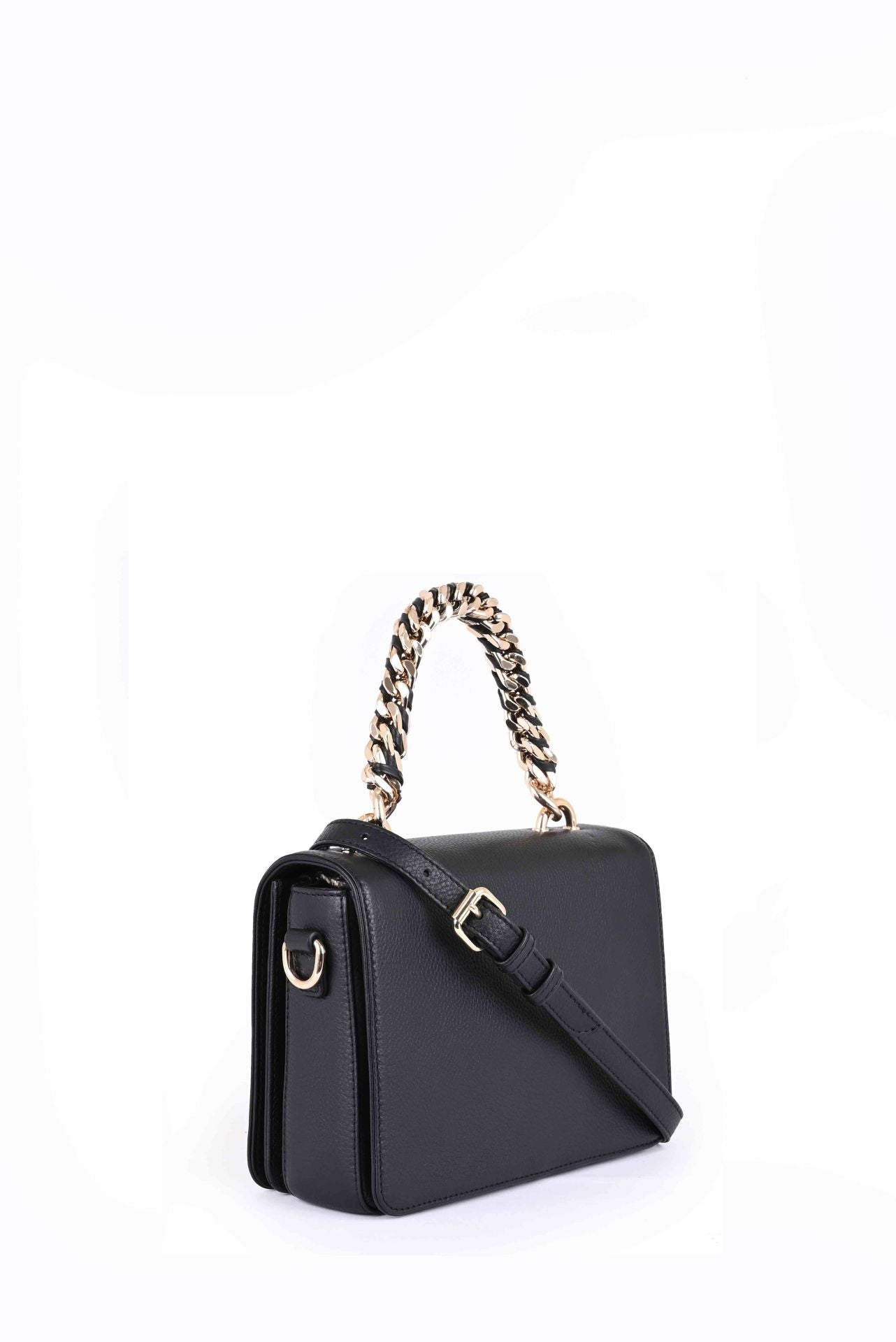 SPLIT Flap Crossbody Kette, light gold