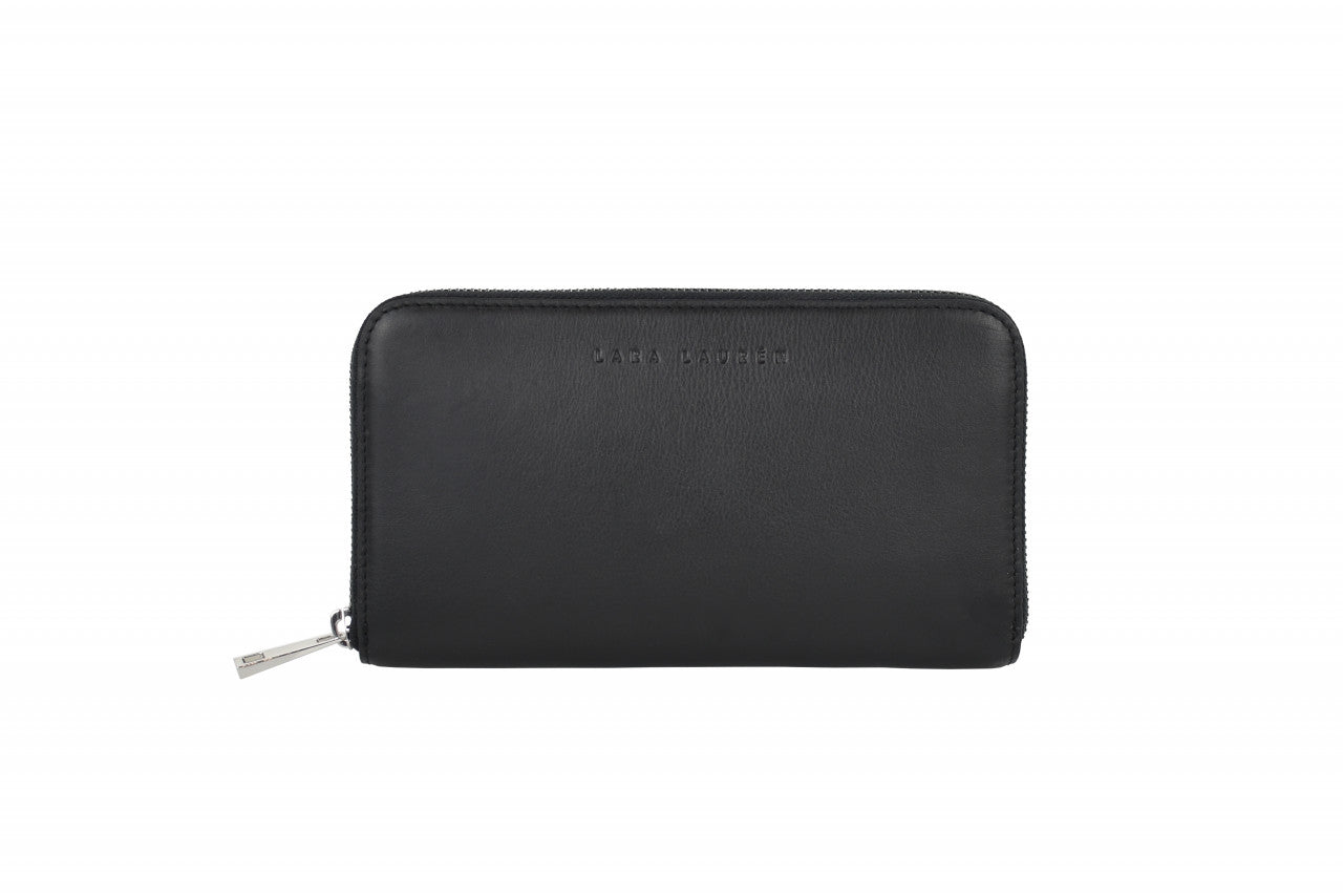 Classy große Geldbörse, black