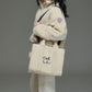 SALIA Teddytasche Flauschtasche Oh LaLa light olive