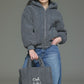 SALIA Teddytasche Flauschtasche Oh LaLa light olive