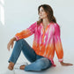 HAPPY MOOD Tunika Kleid pink/ orange