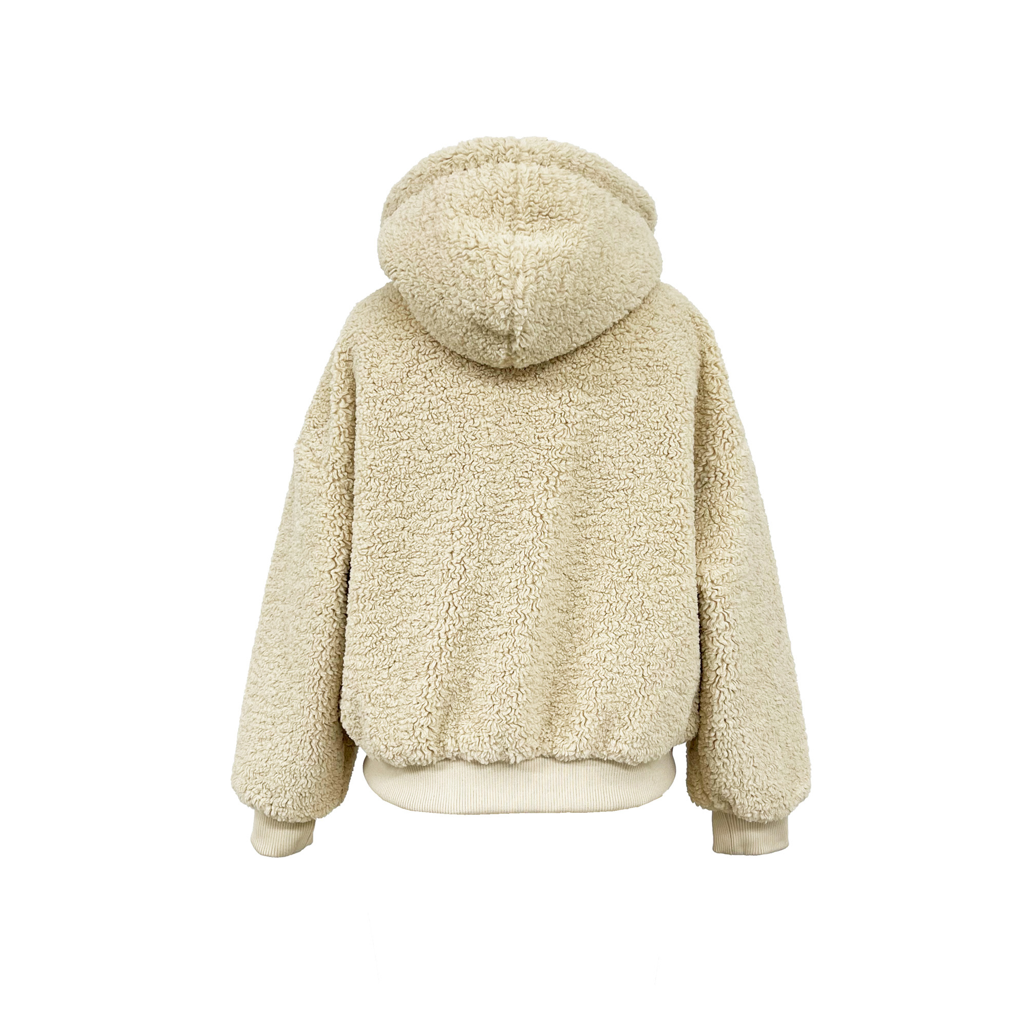 TUA Kapuzenjacke Teddy natural