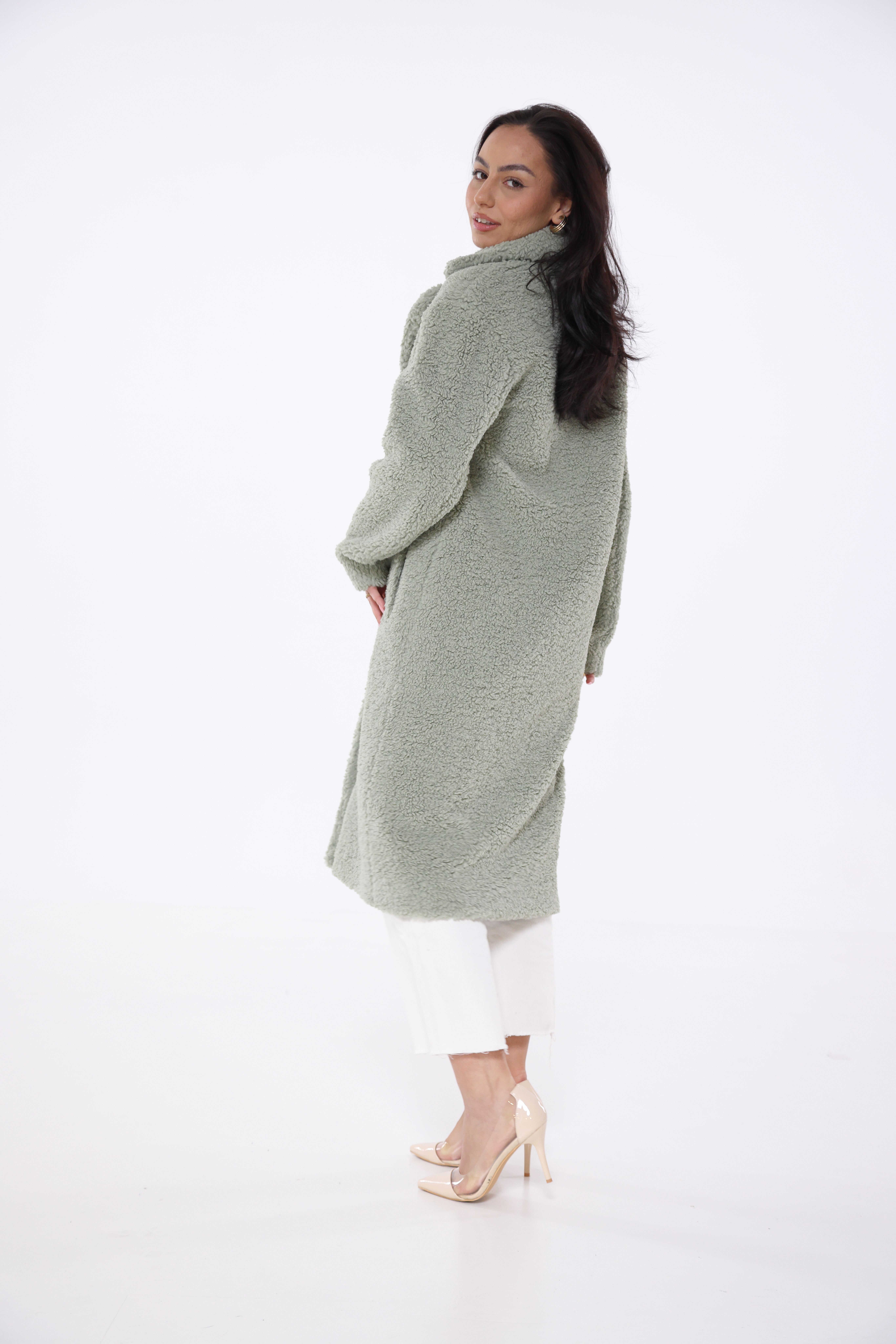 TED Teddymantel light olive