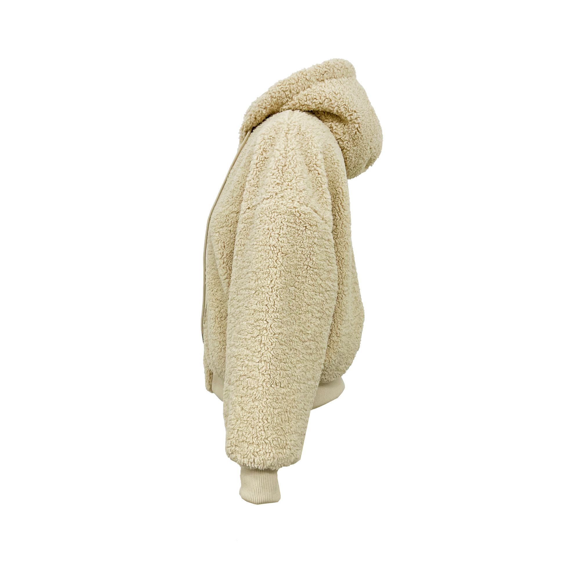 TUA Kapuzenjacke Teddy natural