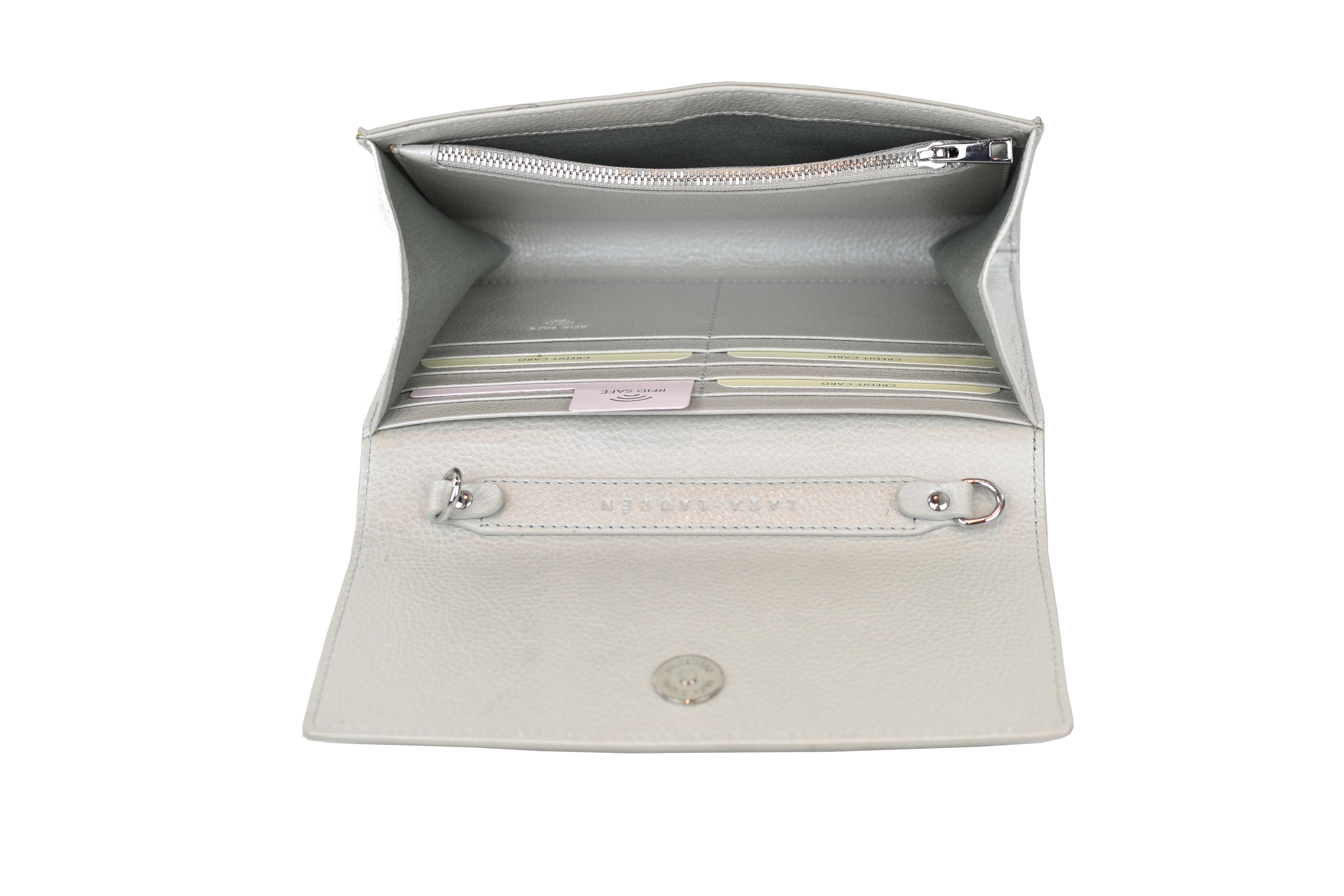 Clara clutch, silver