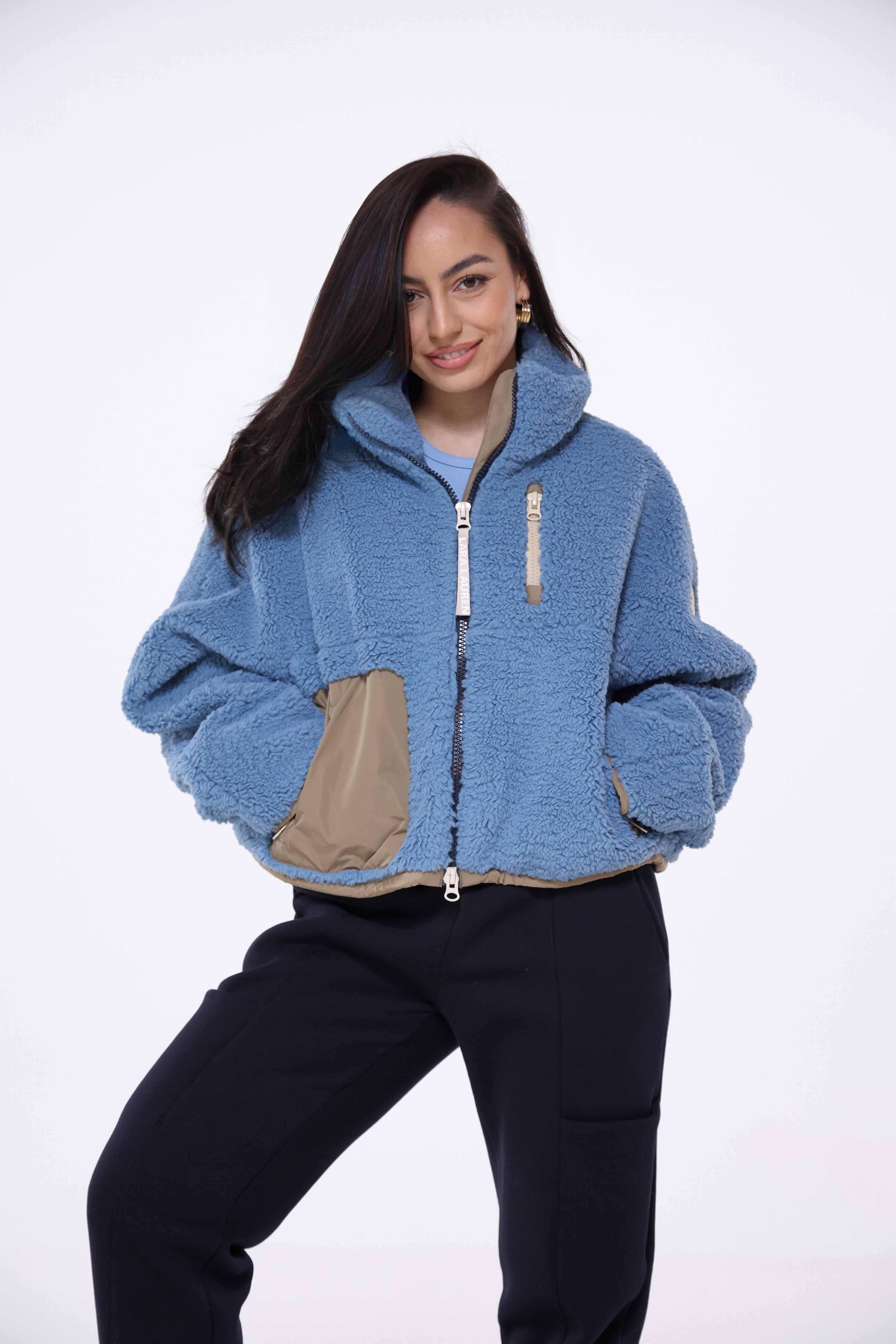 SIA Teddyjacke blue