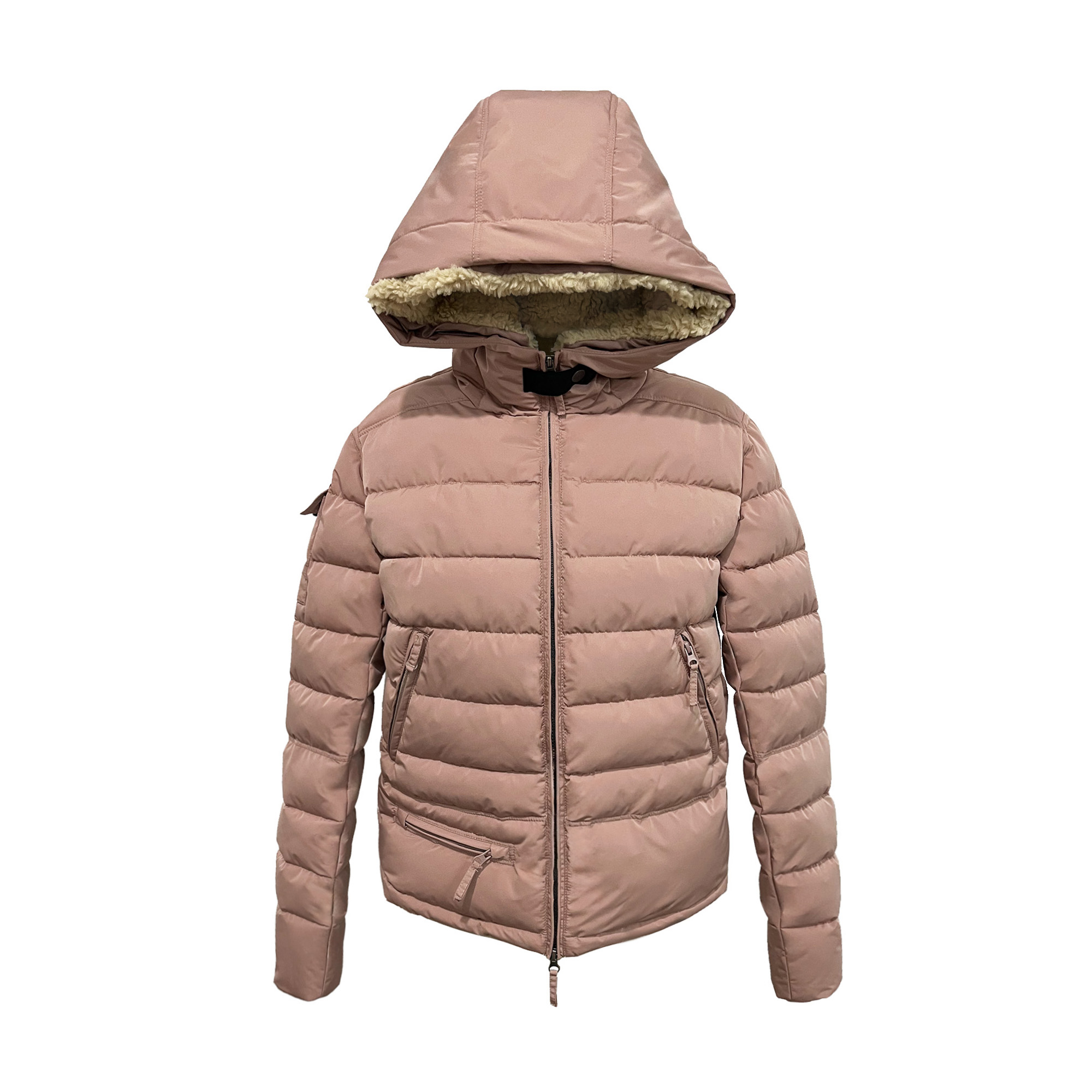 CLU Steppjacke mit Kapuze rosé