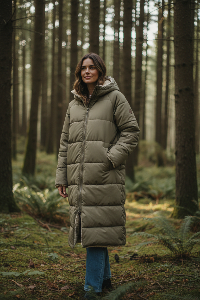 MAC Wendeparka, light olive