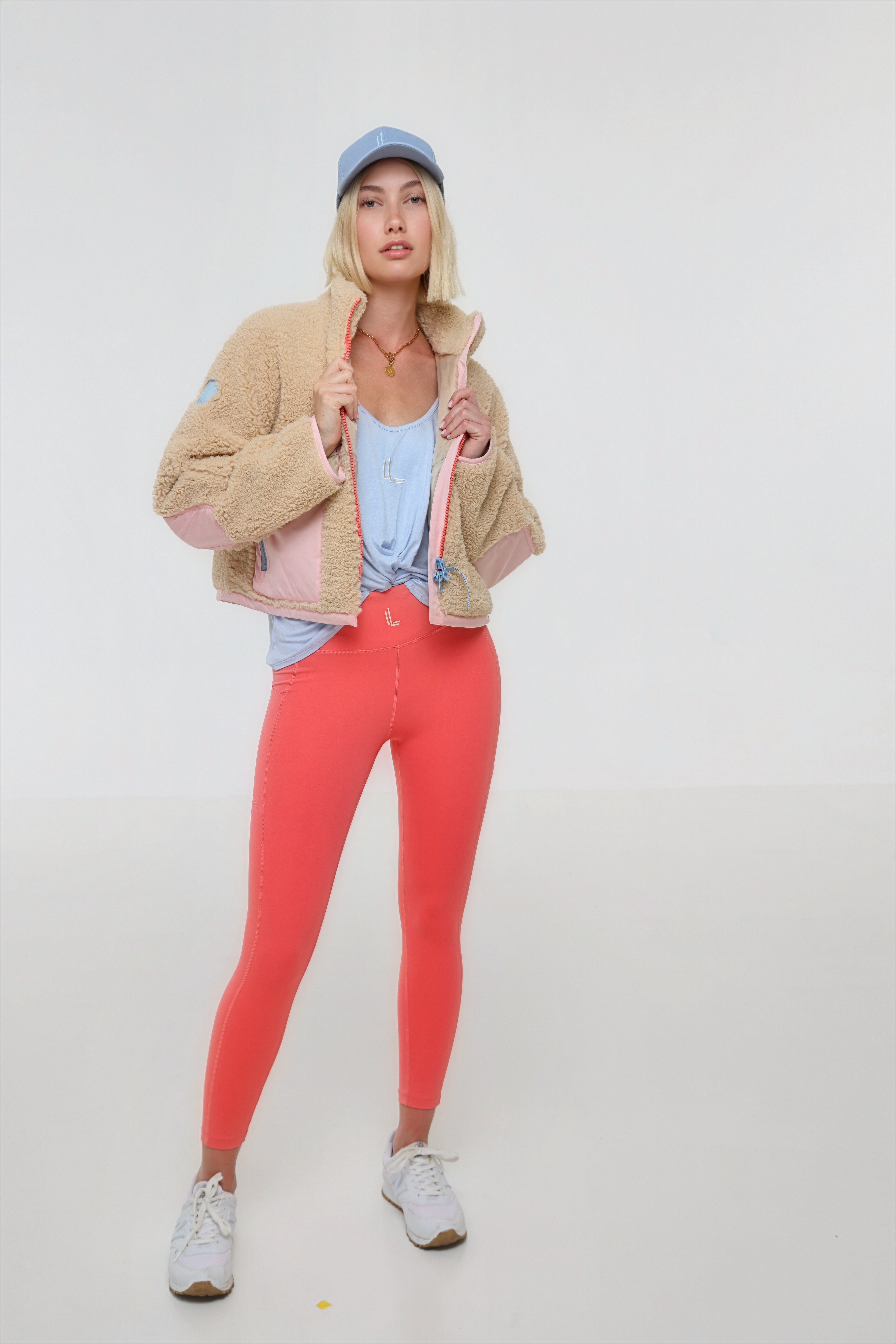 TESS Leggings peach uni