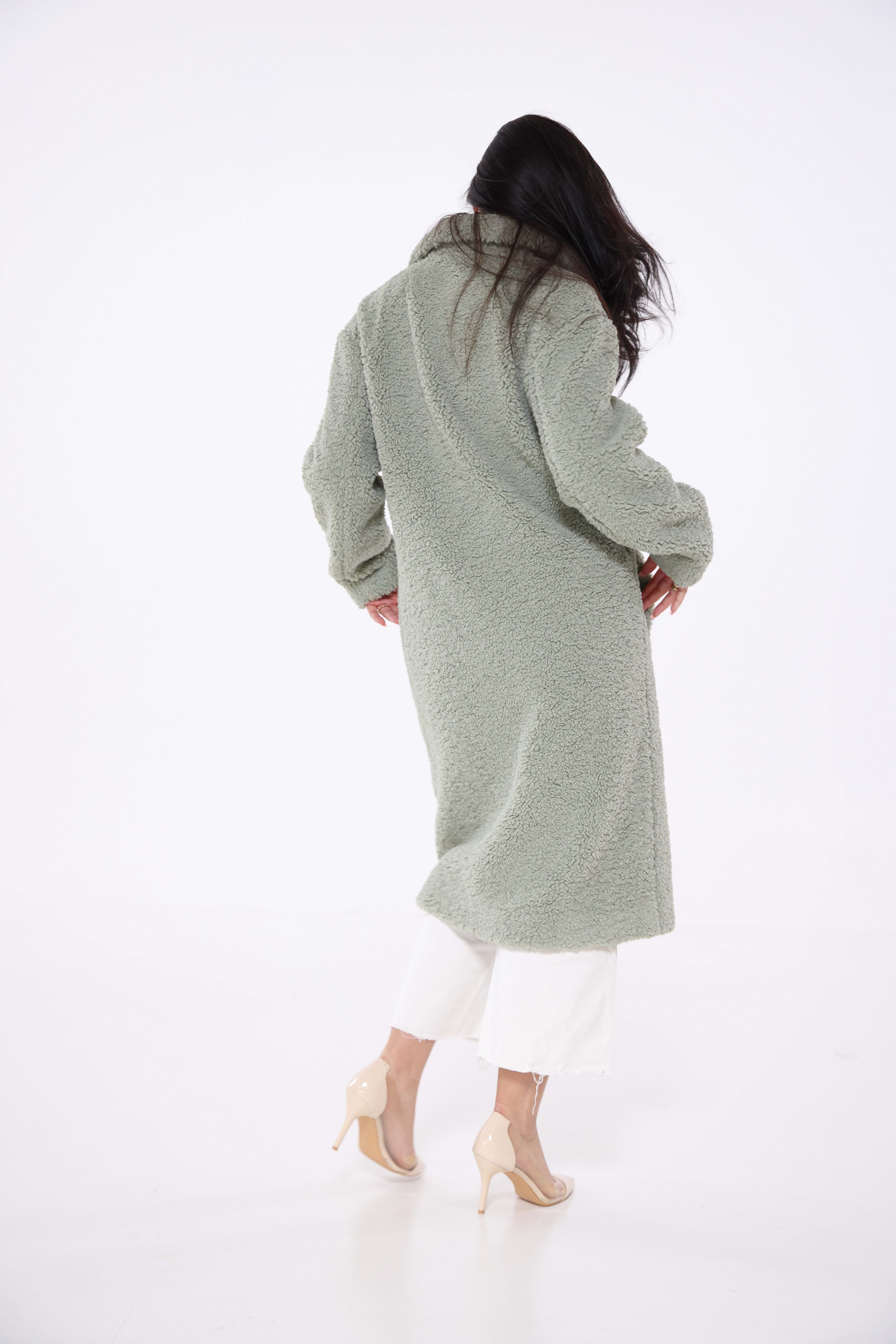 TED Teddymantel light olive