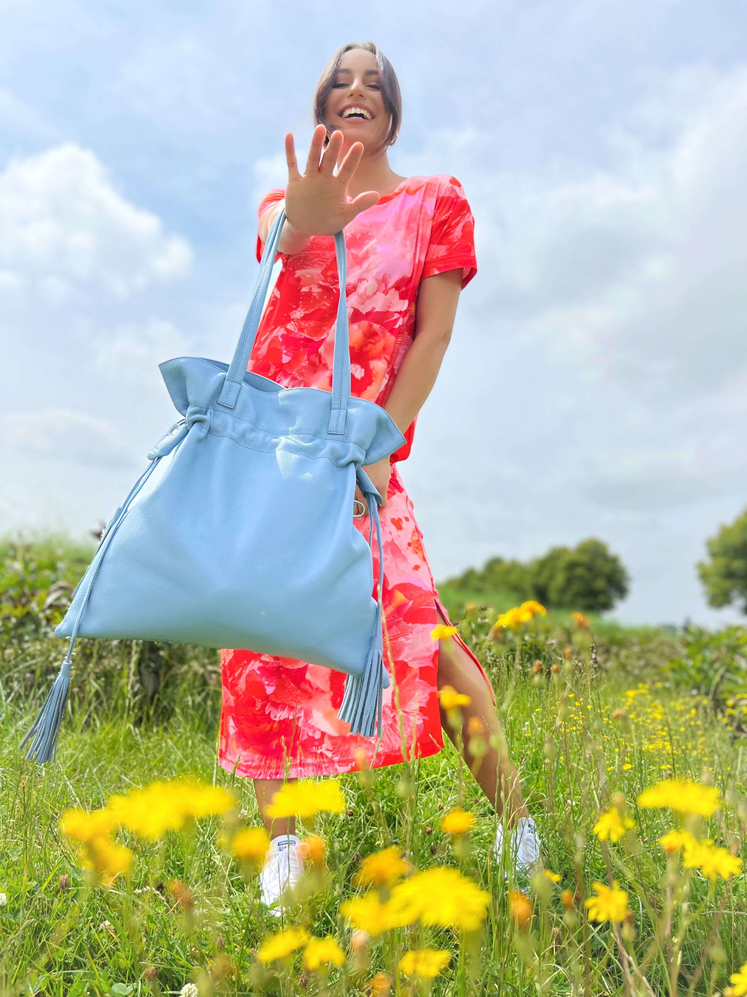 Santorini Shopper, blue