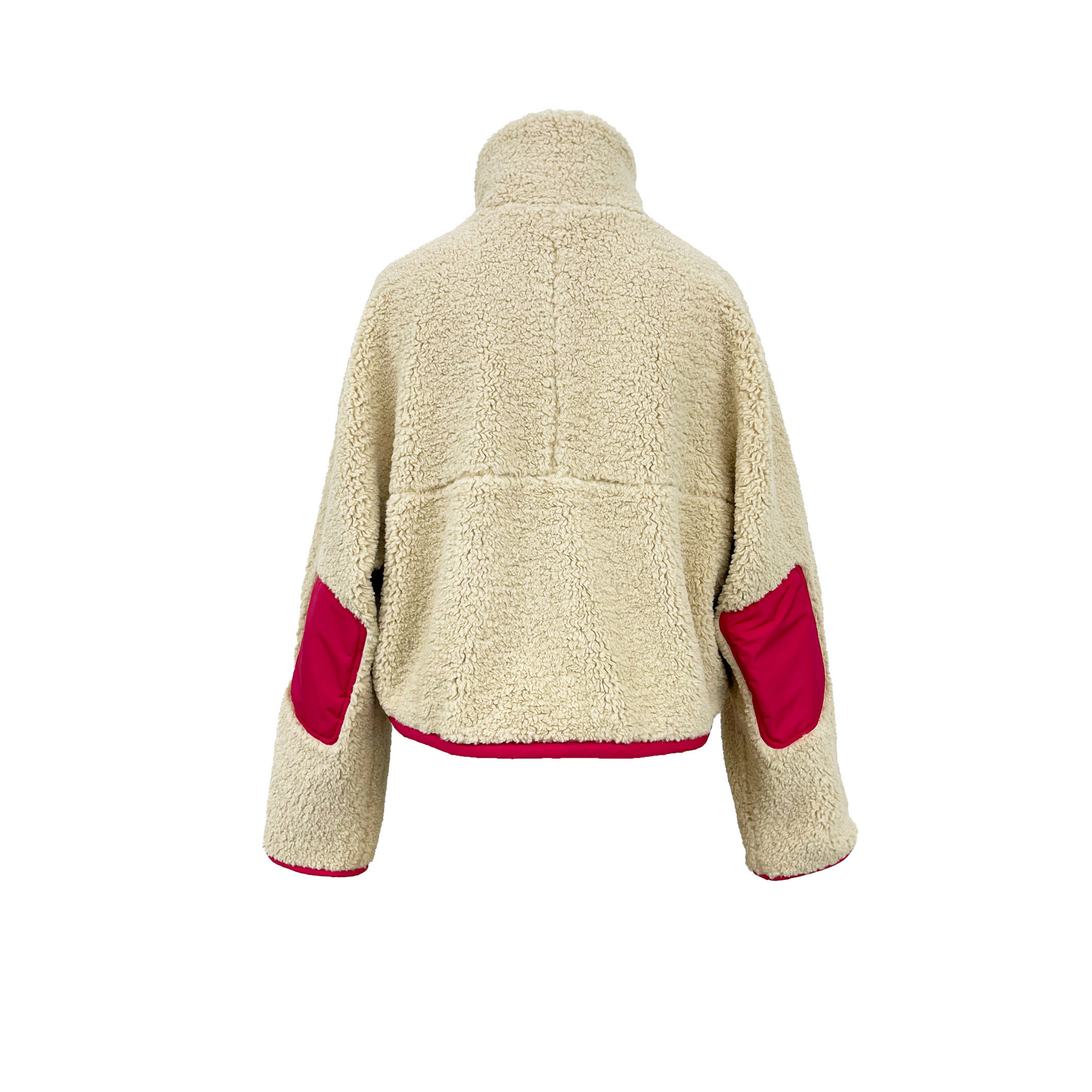 SIA Teddyjacke natural/ pink